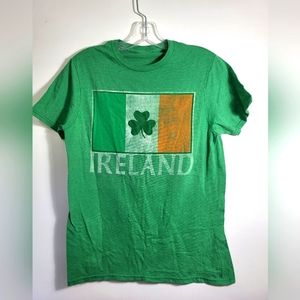 Green Ireland short sleeve tee women's M  #1794